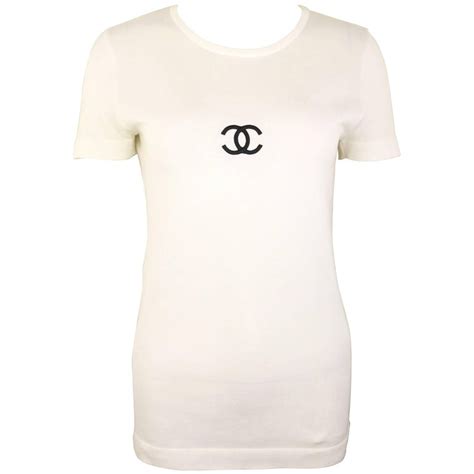 white chanel tshirt|Chanel shirt clearance.